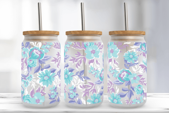 Floral Tumbler Design
