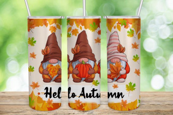 Gnome Autumn Tumbler