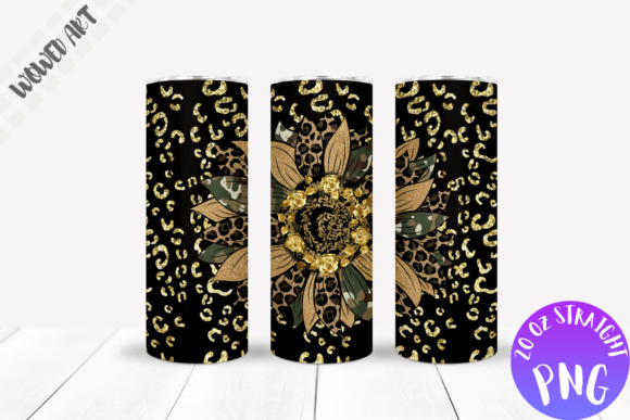 Gold Sunflower Tumbler Wrap Design Review