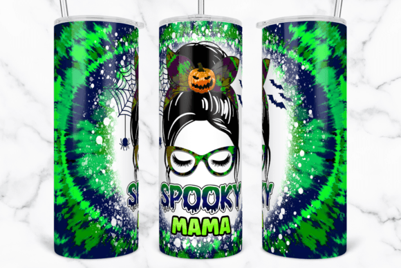 Halloween Spooky Mama Tumbler Wrap