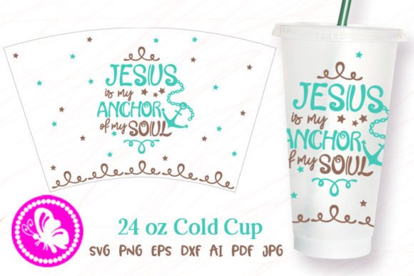 Jesus is My Anchor of My Soul 24OZ Cup