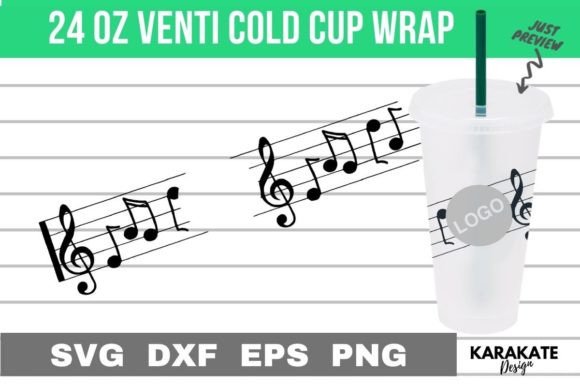 Music Notes SVG for Embroidery