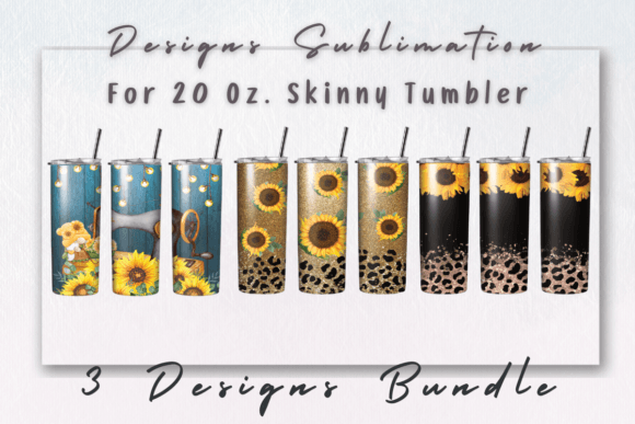 Sunflower Vintage Tumbler Sublimation